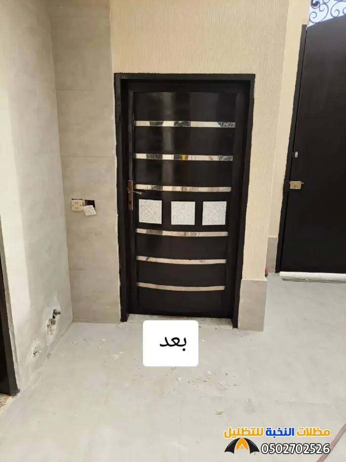 رش ودهان أبواب الحديد للمنازل الرياض  0502702526